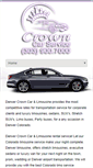 Mobile Screenshot of denvercrownlimo.com